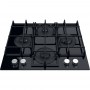 Hotpoint | HAGS 61F/BK | Hob | Gas on glass | Number of burners/cooking zones 4 | Rotary knobs | Black - 3